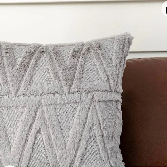 Throw Pillow Covers Decorative Soft Velvet Farmhouse Boho Pillow Covers - Picture 5 of 6